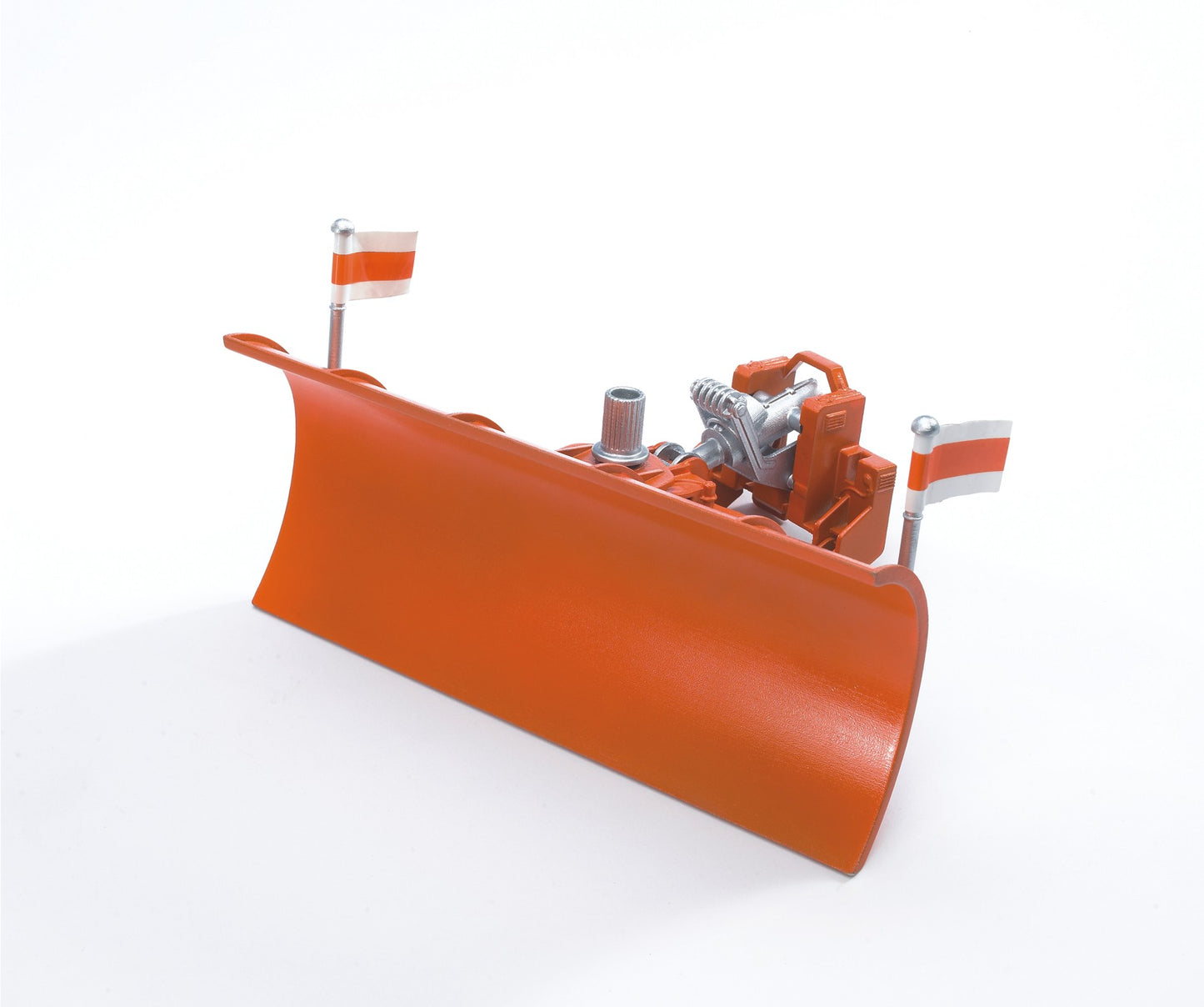 Orange winter plow blade accessory compatible with Bruder MACK trucks and tractors in Vehicles & Remote Controlled Toys collection