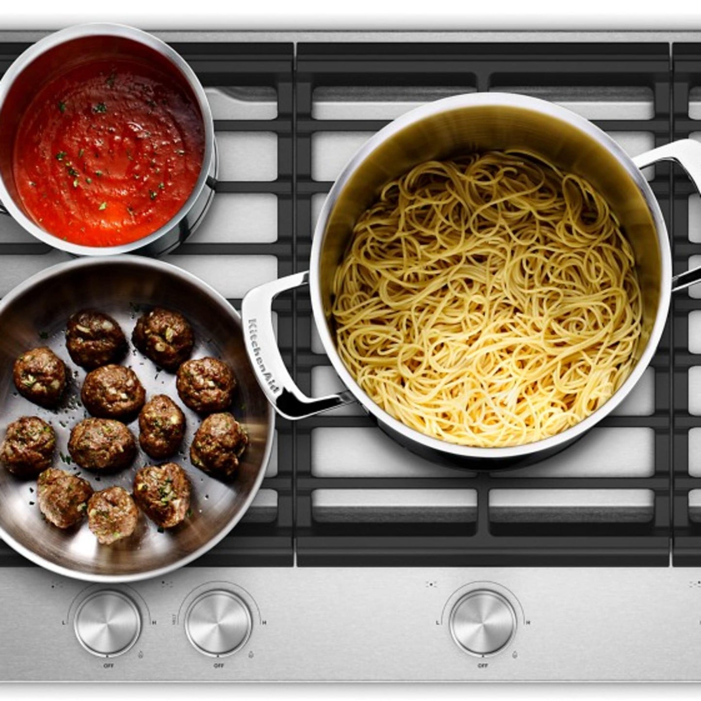 KitchenAid® 30 in. Gas Cooktop with 5 Versatile Burners