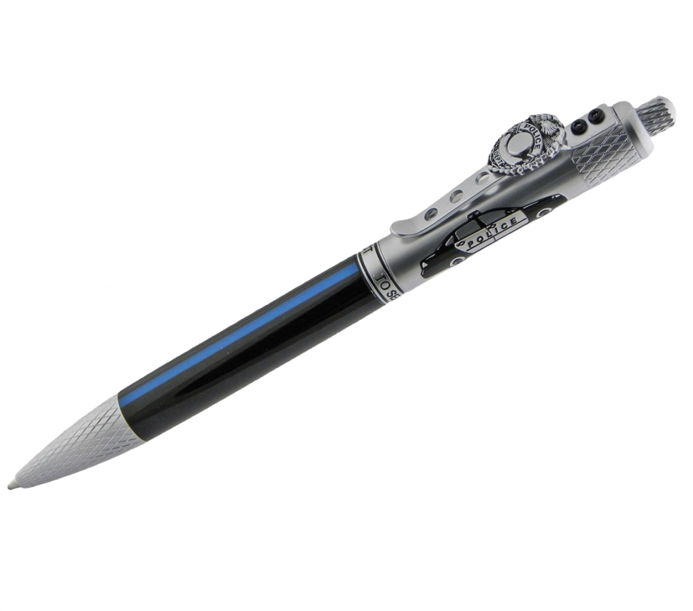 Satin chrome pen with detailed control knob and textured grip, part of woodworking tool accessories under $100 collection