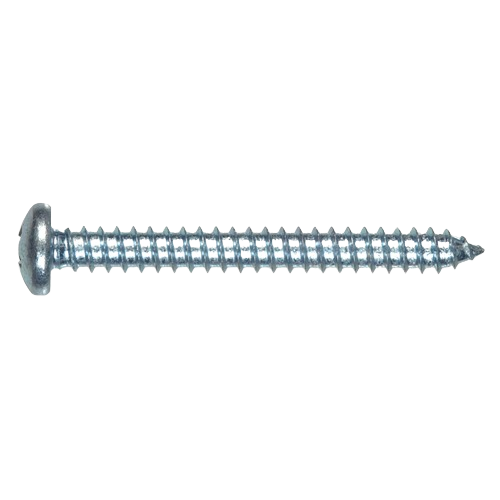 Single zinc-coated medium screw eye with sharp threaded shaft for durable fastening in home improvement projects