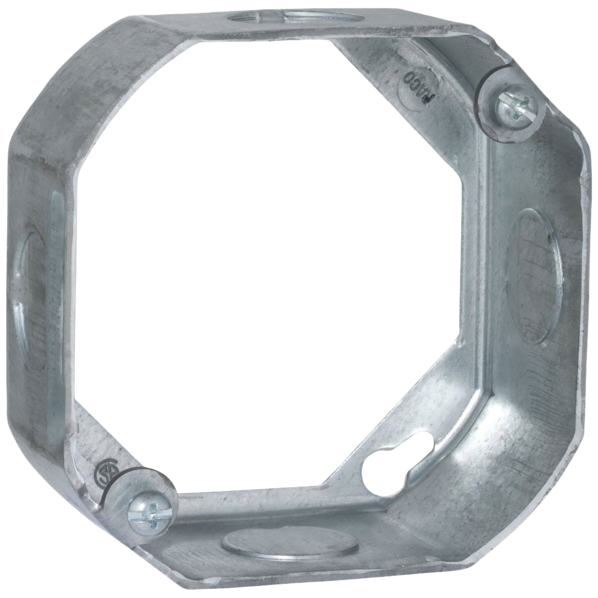 Galvanized steel octagon extension box for electrical wiring and conduit installation under $50 categories