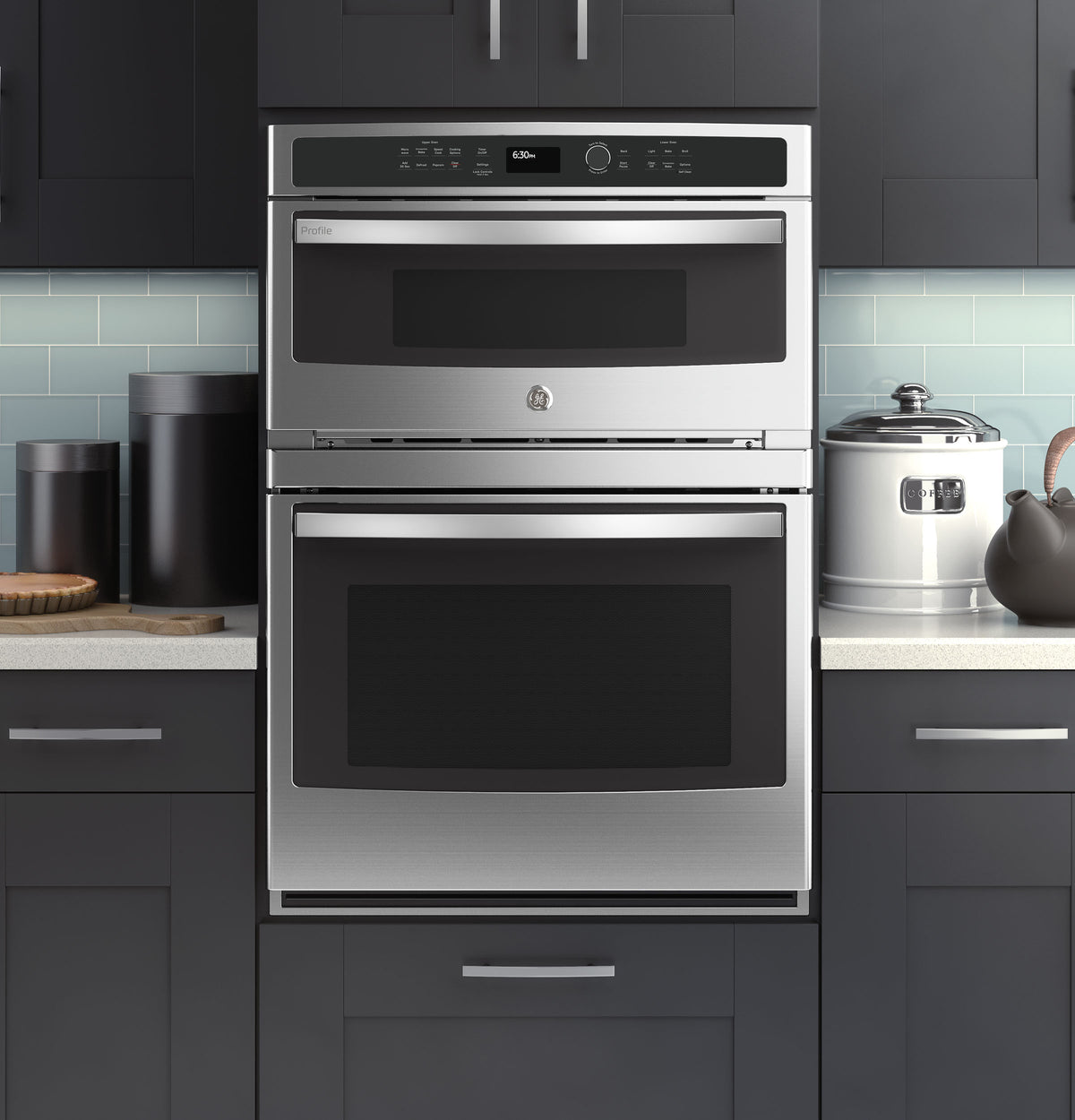 GE Profile™ 30 in. Combination Double Wall Oven with Convection and Advantium® Technology