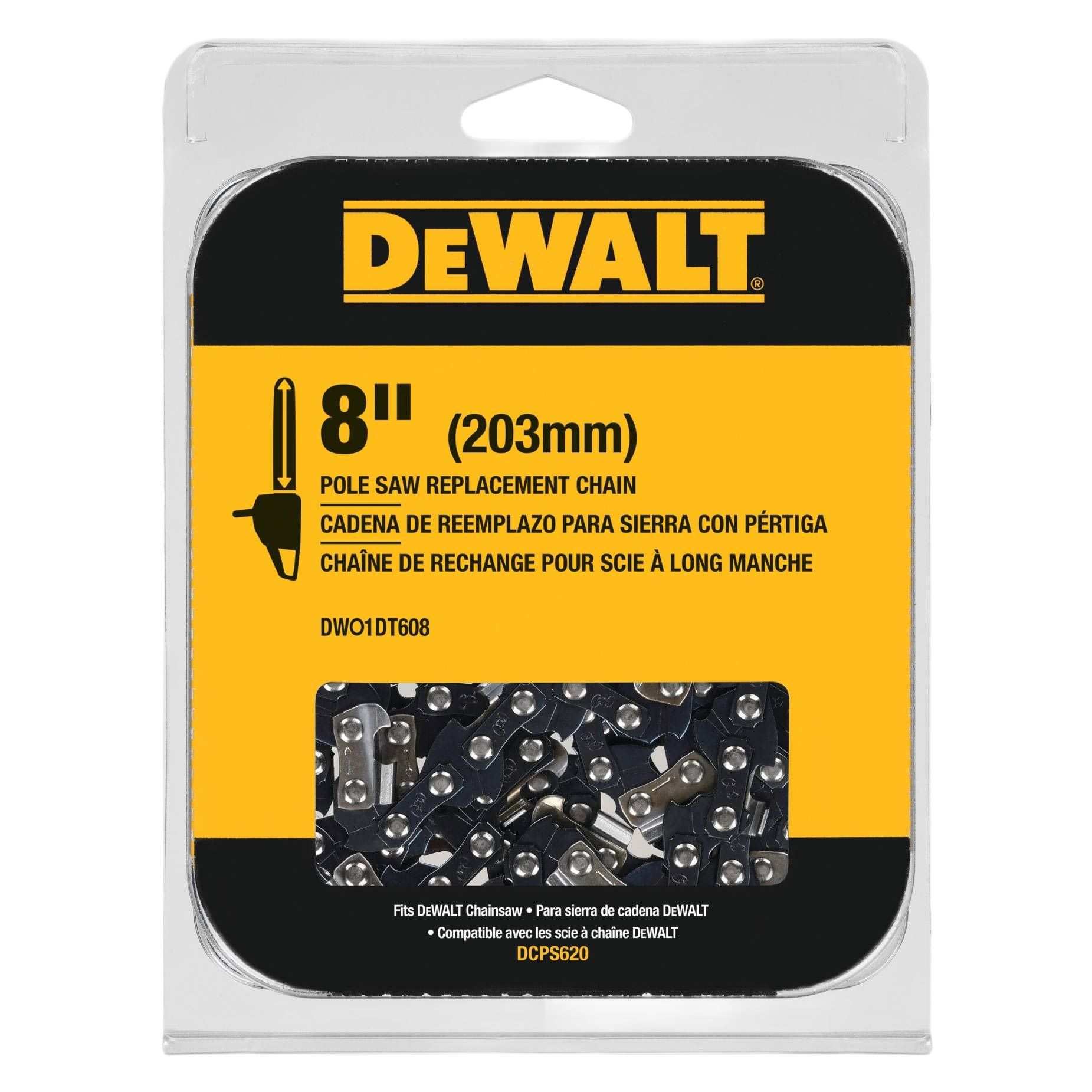 Replacement chain for 8-inch DEWALT pole saw in Tool Accessories, Saw Accessories, and Power Tool Accessories collections