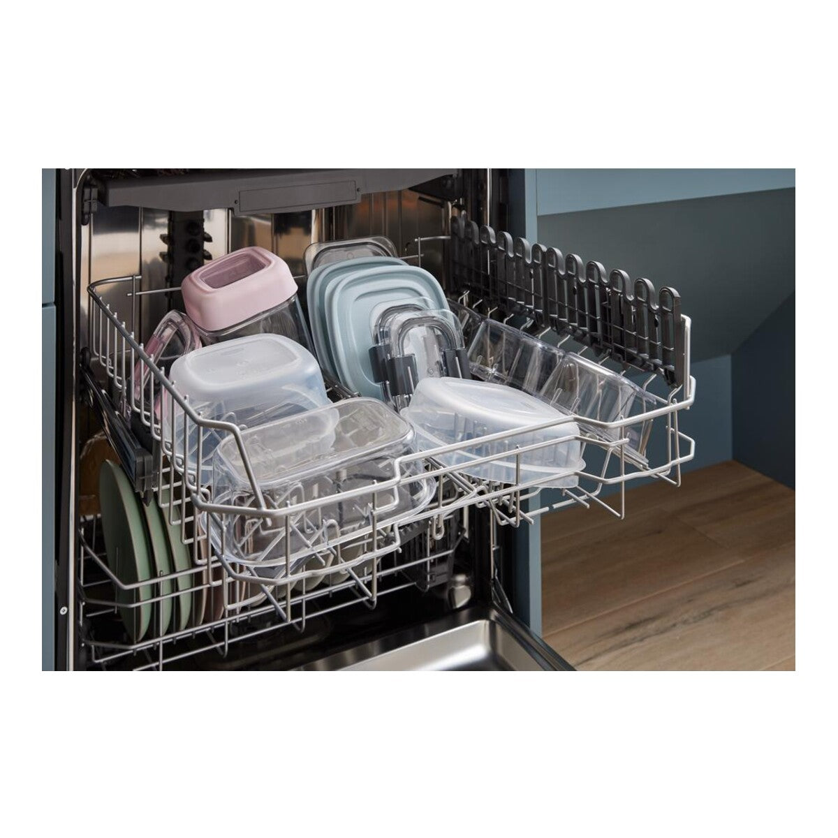 44 dBA ADA Compliant Dishwasher Flush with Cabinets with 3rd Rack