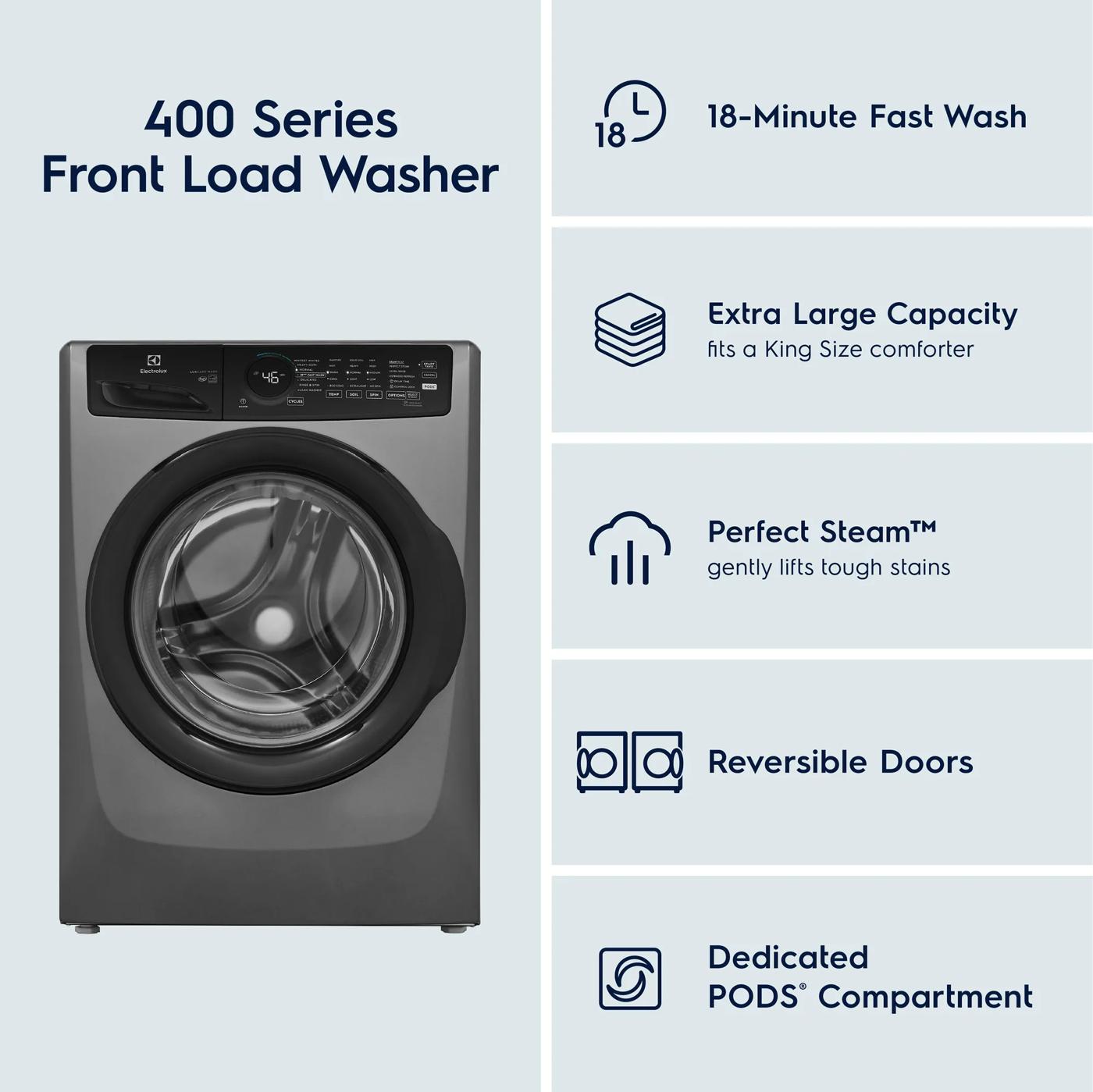 Front Load Perfect Steam™ Washer with LuxCare® Wash - 4.5 Cu. Ft.