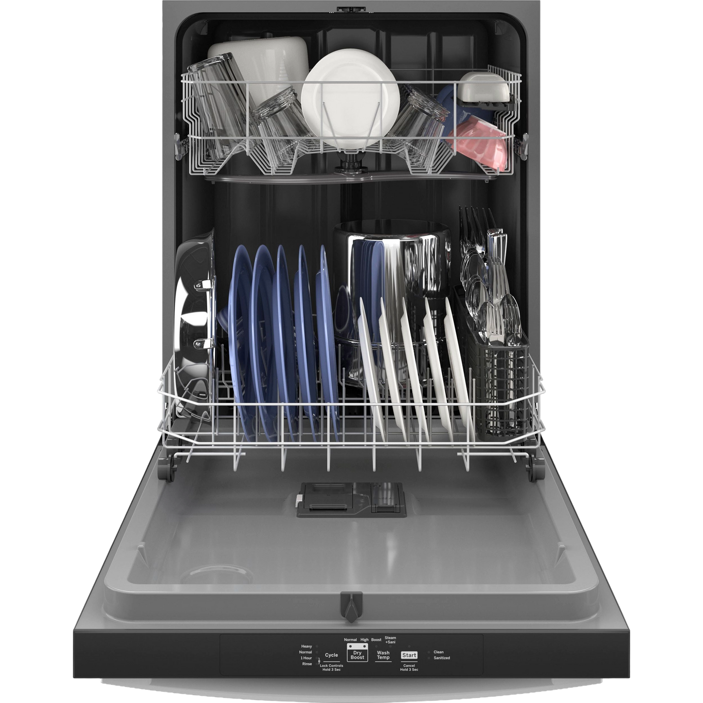 GE® ENERGY STAR® Top Control with Plastic Interior Dishwasher with Sanitize Cycle & Dry Boost