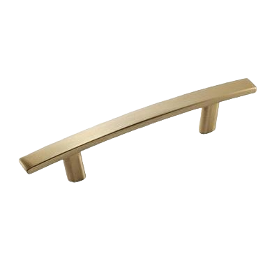 Golden champagne cabinet pull with 3-inch center-to-center spacing, part of hardware and furniture accessories collections.