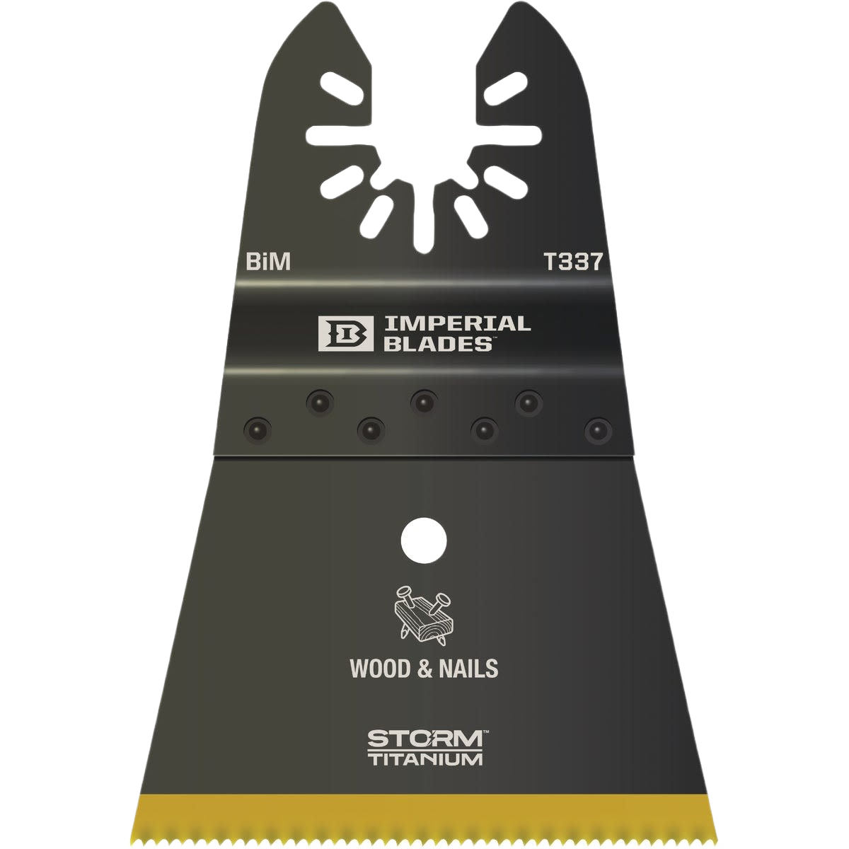 Milwaukee IMPERIAL BLADES™ ONE-FIT™ 2-1/2" STORM™ Titanium Bi-Metal Wood & Nails Blade, 1PK