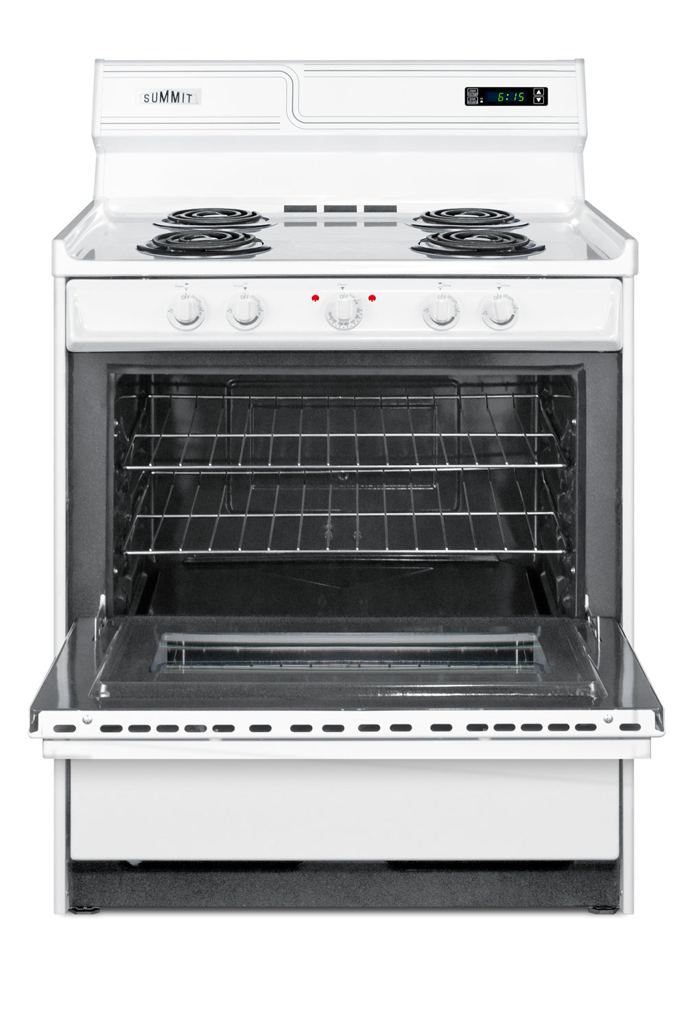 30" Wide Electric Coil Top Range