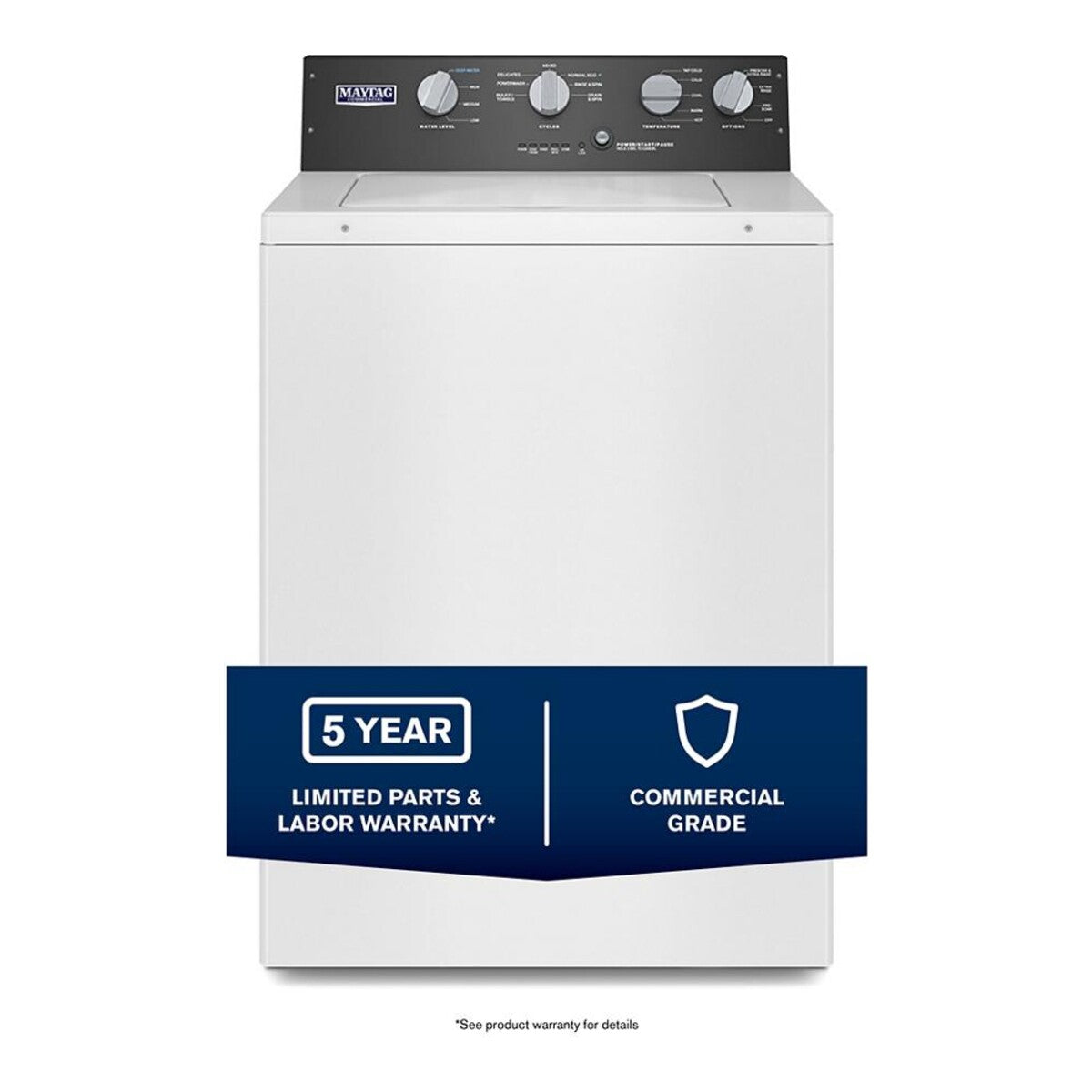 Commercial-Grade Residential Agitator Washer - 3.5 cu. ft.