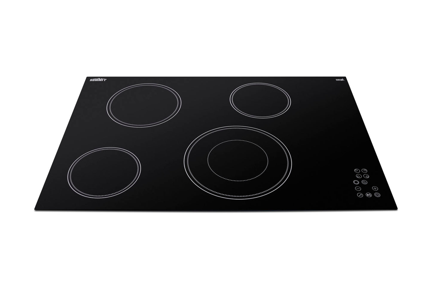 30" Wide 208-240V 4-Burner Radiant Cooktop