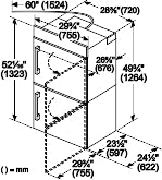 Benchmark™, Double Wall Oven, 30''