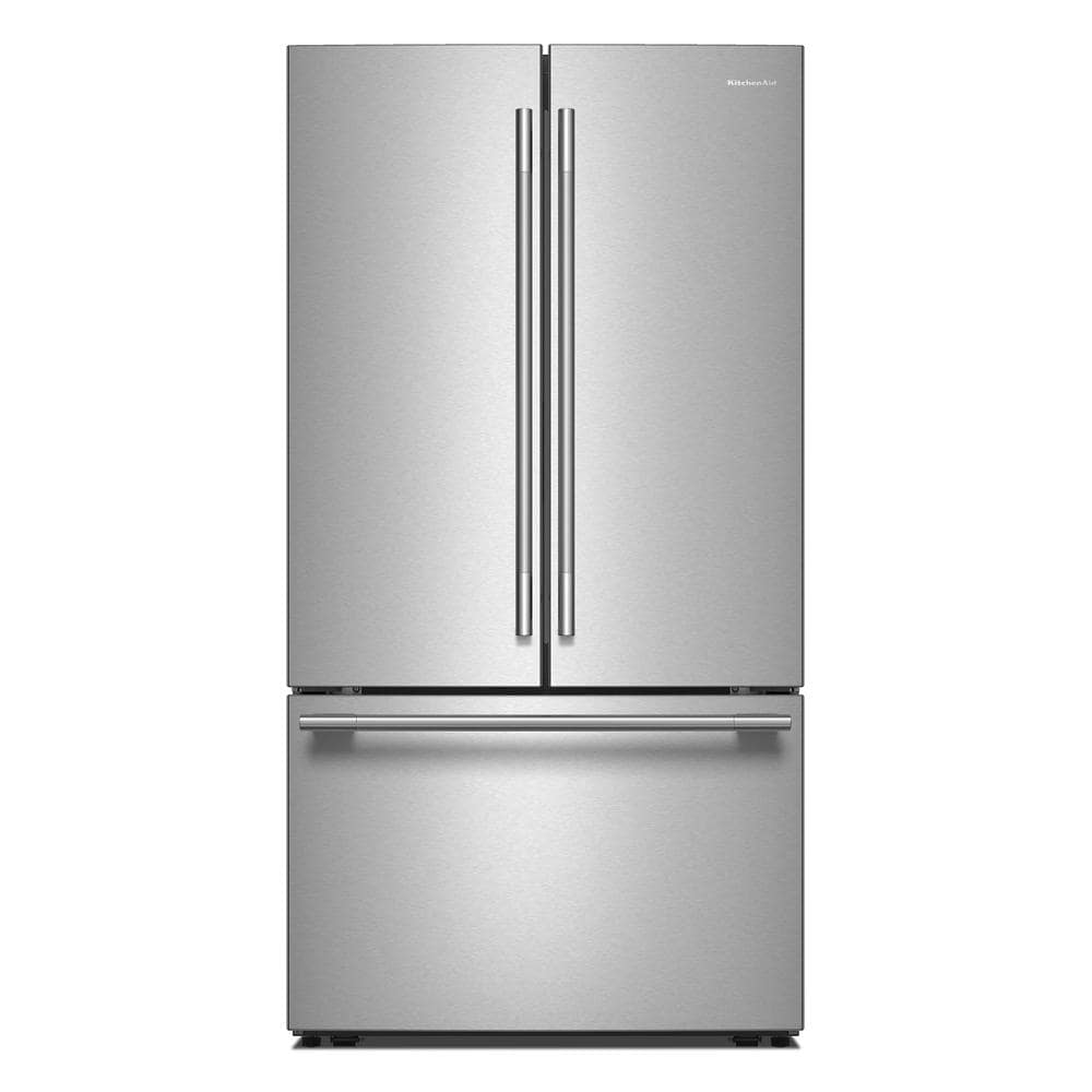 KitchenAid stainless steel 31 cu. ft. French Door Refrigerator with bottom freezer from Refrigerators collection
