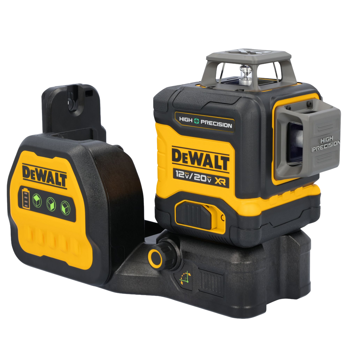 DEWALT 20V MAX* XR® 3 x 360° High Precision Green Laser