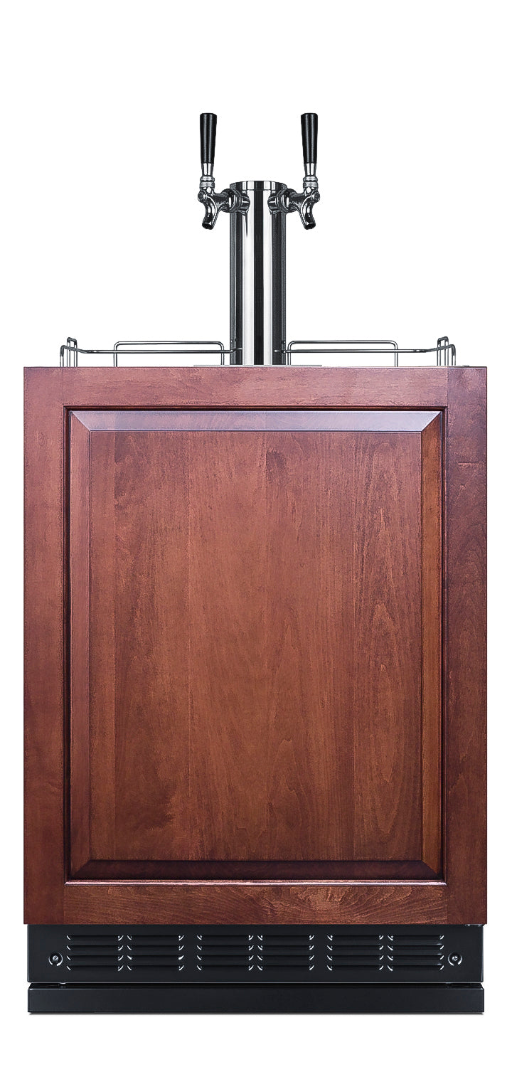 24" Wide Beer Kegerator (Panel Not Included)