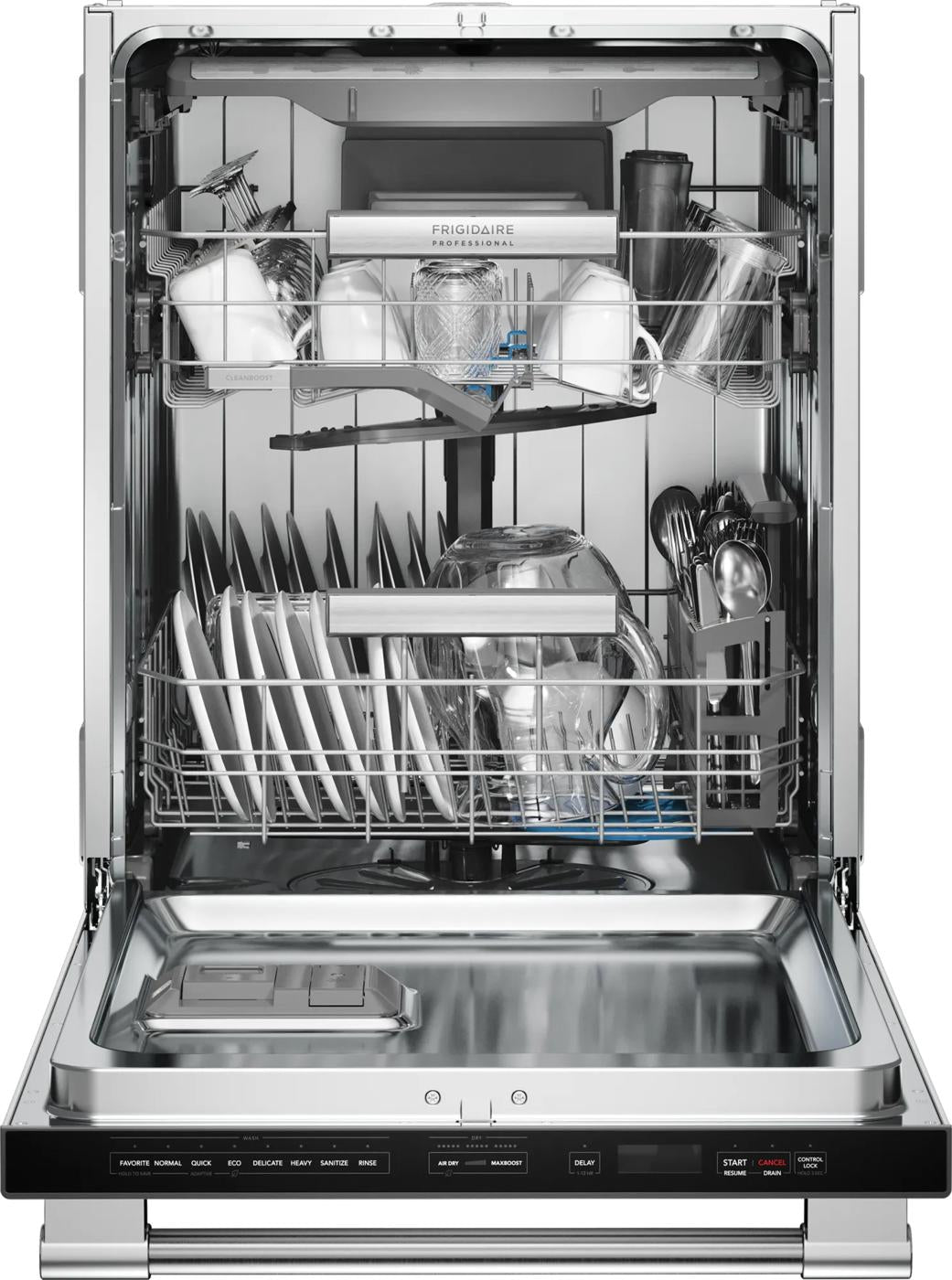 24" Stainless Steel Tub Dishwasher with CleanBoost™ and Adaptive Quick Wash