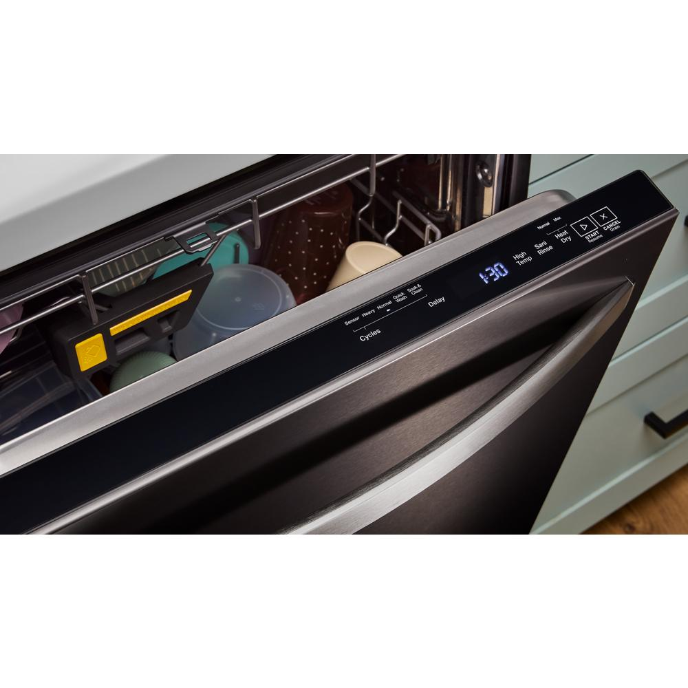 Whirlpool® 24-Inch Top Control Dishwasher with Total Coverage Wash and Auto Open Air Dry in Fingerprint Resistant Stainless Steel