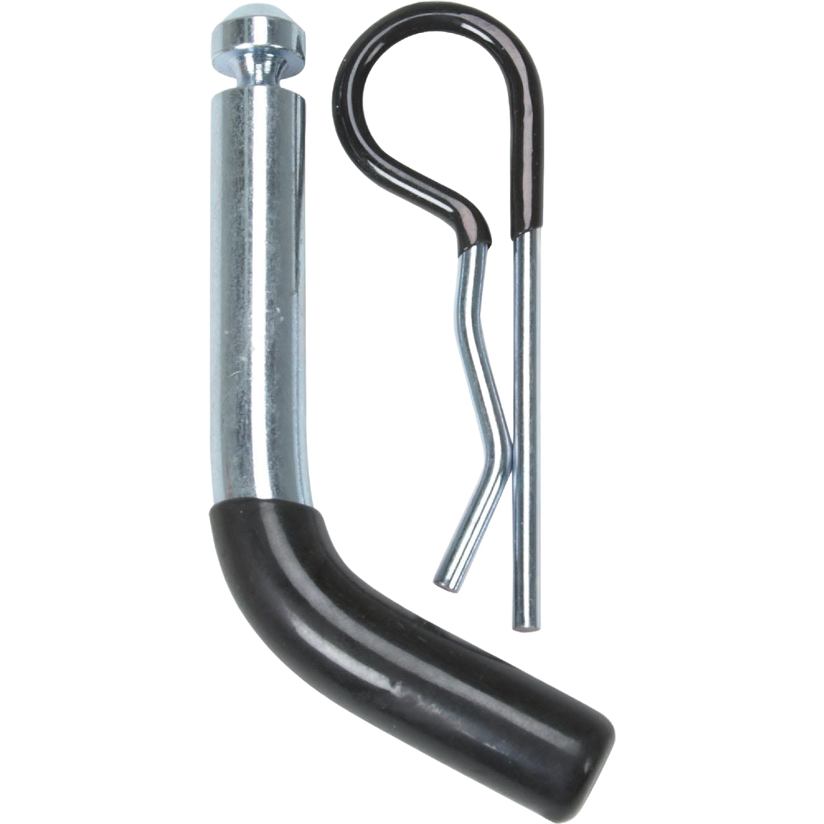 Zinc-plated receiver pin with black grip and clip for secure towing attachment in Parts & Lubricants and Under $25 collections