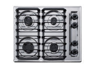 24" Wide 4-Burner Gas Cooktop