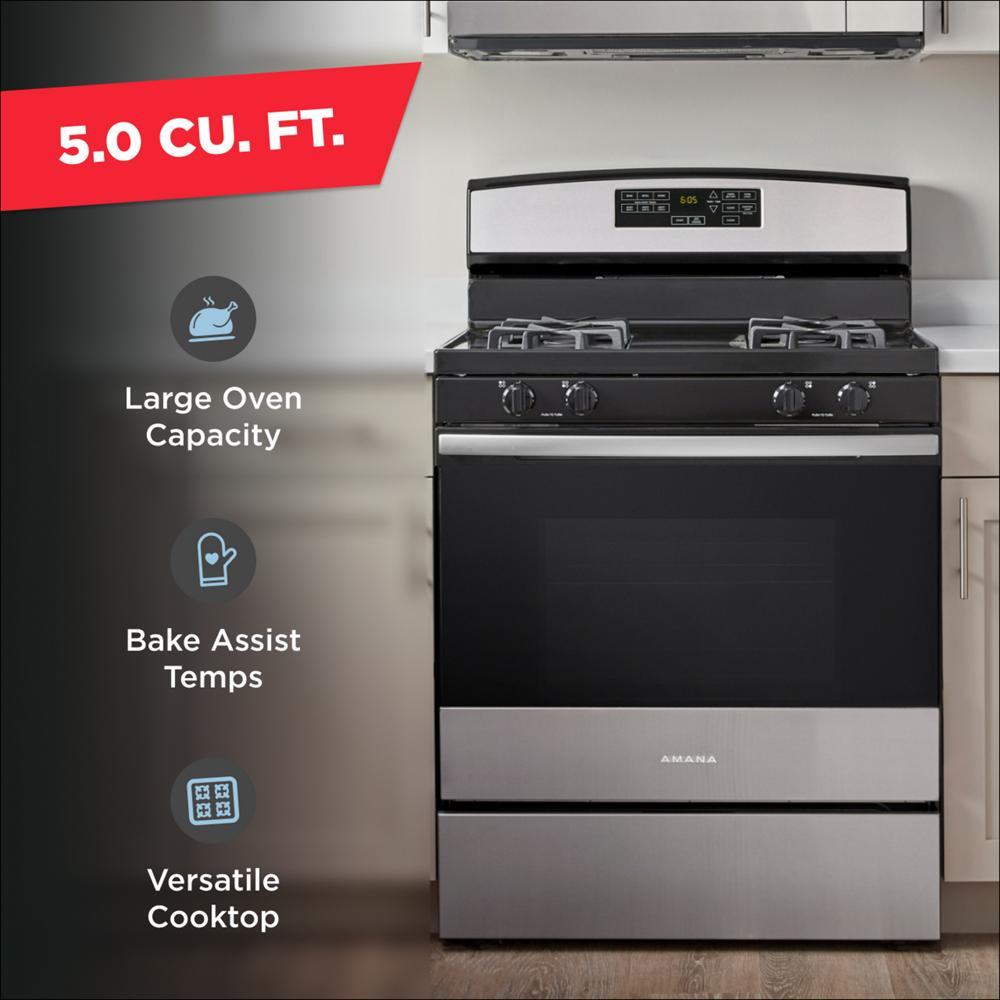 30-inch Gas Range with Self-Clean Option
