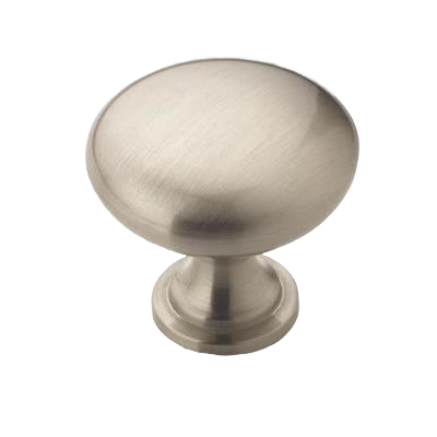 Amerock satin nickel round cabinet knob for furniture hardware and home improvement collections under $50