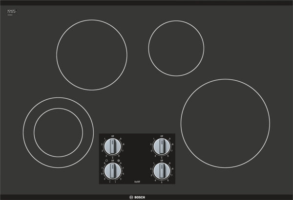 500 Series, Electric Cooktop, 30, Without Frame