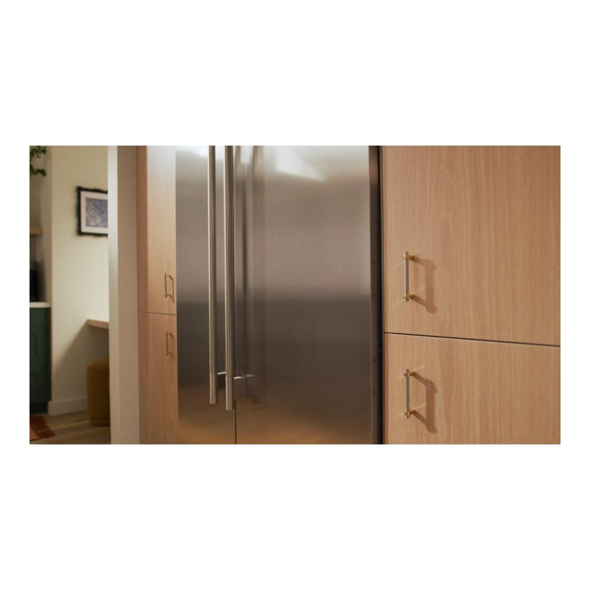 20.8 Cu. Ft. 36-Inch Built-In Side-by-Side Refrigerator with Exterior Water and Ice Dispenser with Measured Fill in PrintShield® Stainless Steel
