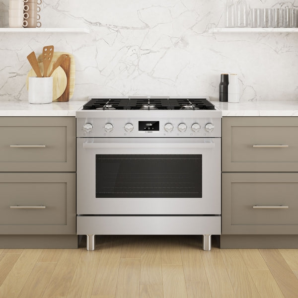 800 Series, Dual Fuel Freestanding Range, 36'', Stainless Steel