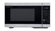 Silver Sharp smart countertop microwave oven with digital controls from Microwaves and Kitchen & Kitchenware collection