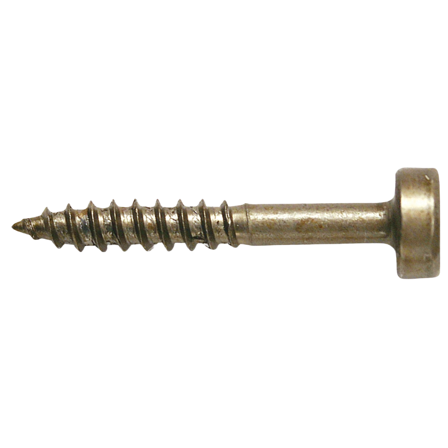 Fine pan head zinc pocket hole screw with self-tapping point for woodworking and fastener hardware use