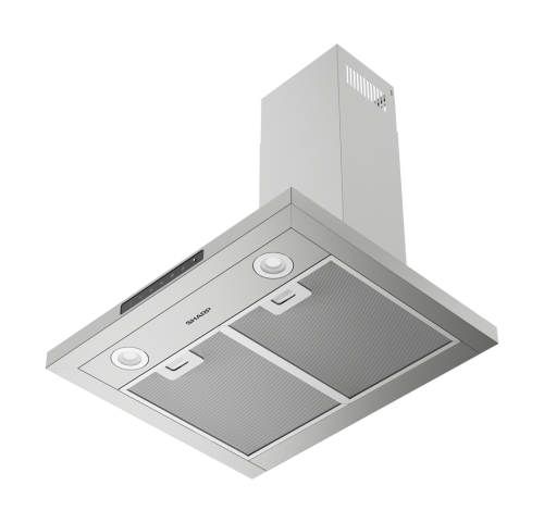 24" Wall-Mounted Chimney Hood