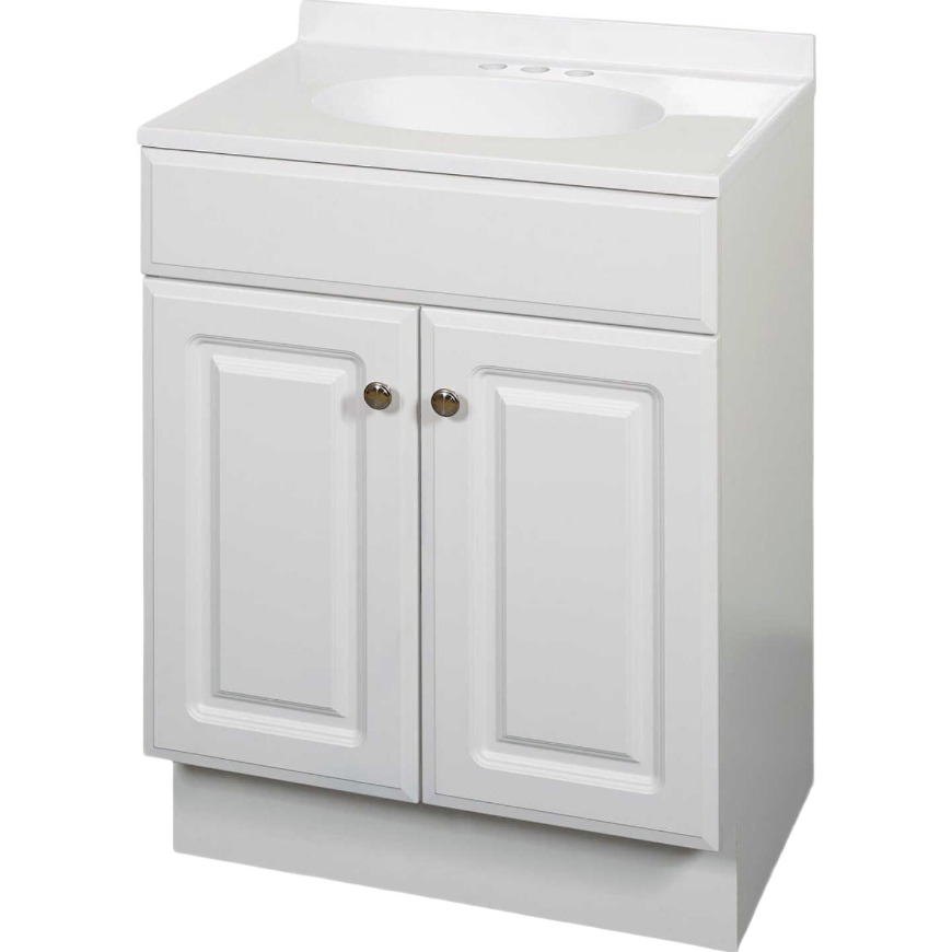Zenith Zenna Home White Vanity with Marble Top, 24 in – Hartville