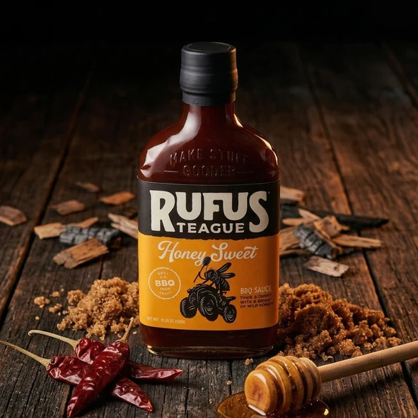 Rufus Teague Honey Sweet BBQ Sauce, 15.25 oz.