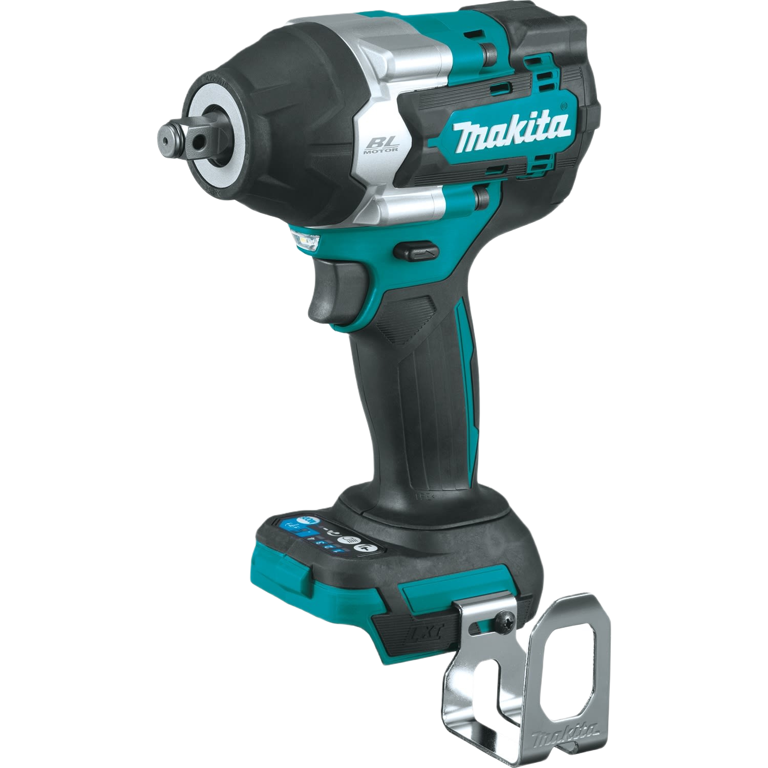 Cordless impact wrench with ergonomic grip and brushless motor for efficient home improvement tasks