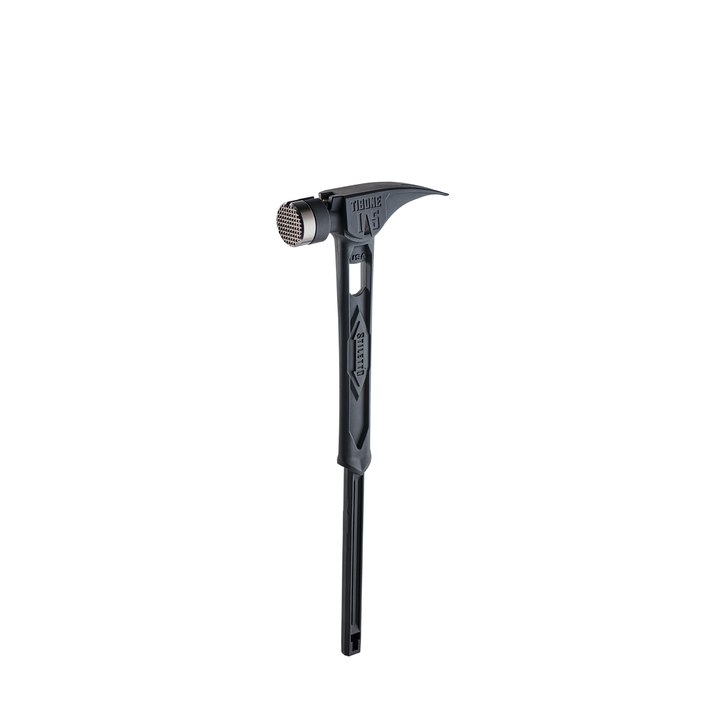 Stiletto 15oz TIBONE™ Milled/Curved Titanium - Limited Edition Black