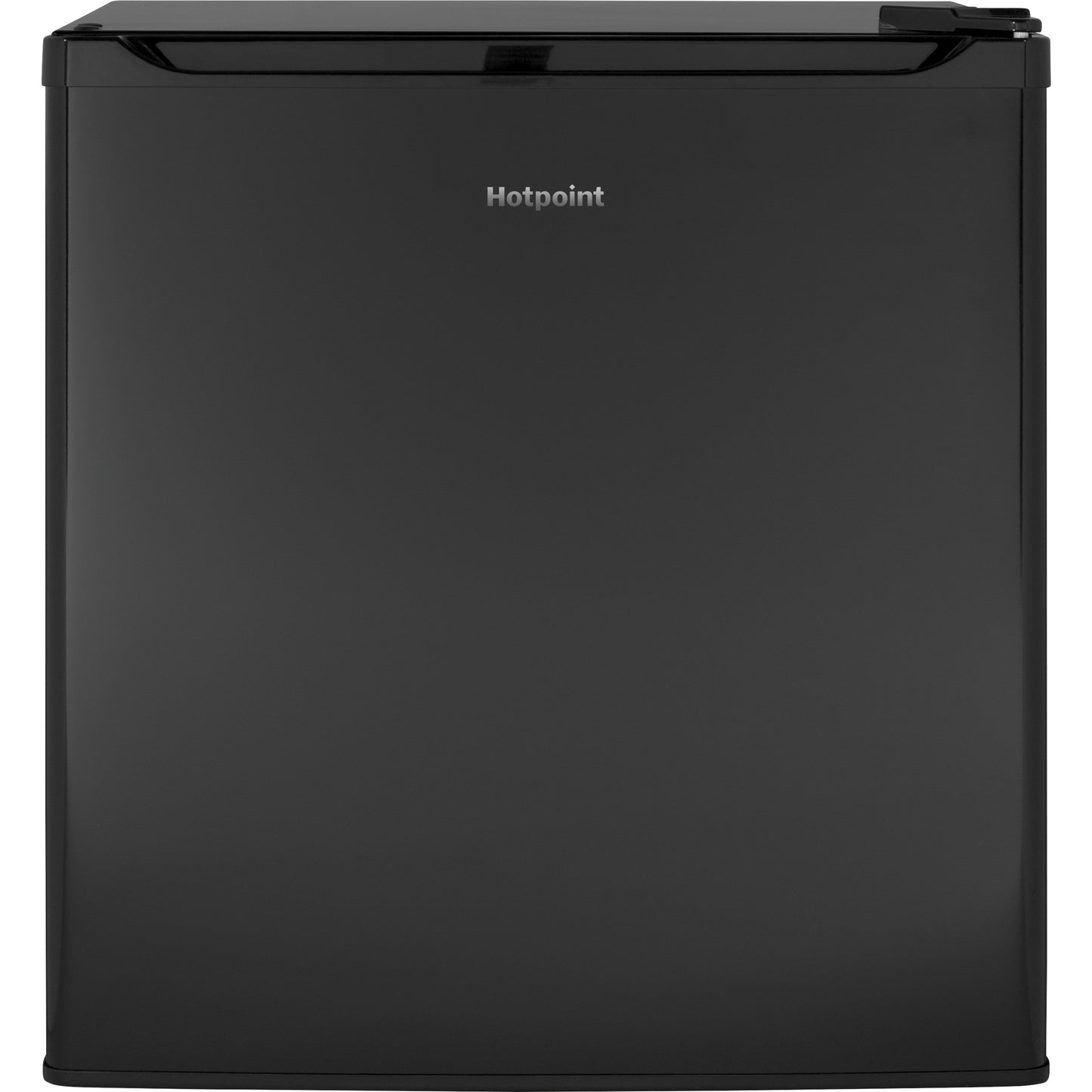 Compact black mini refrigerator with sleek design suitable for kitchen, appliances, and home improvement collections