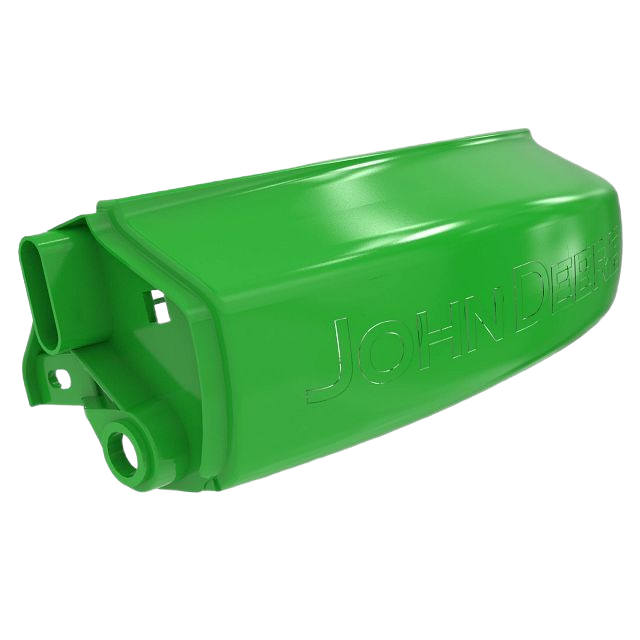 Green heavy-duty tractor front bumper part for enhanced protection in automotive and John Deere parts collections under $100