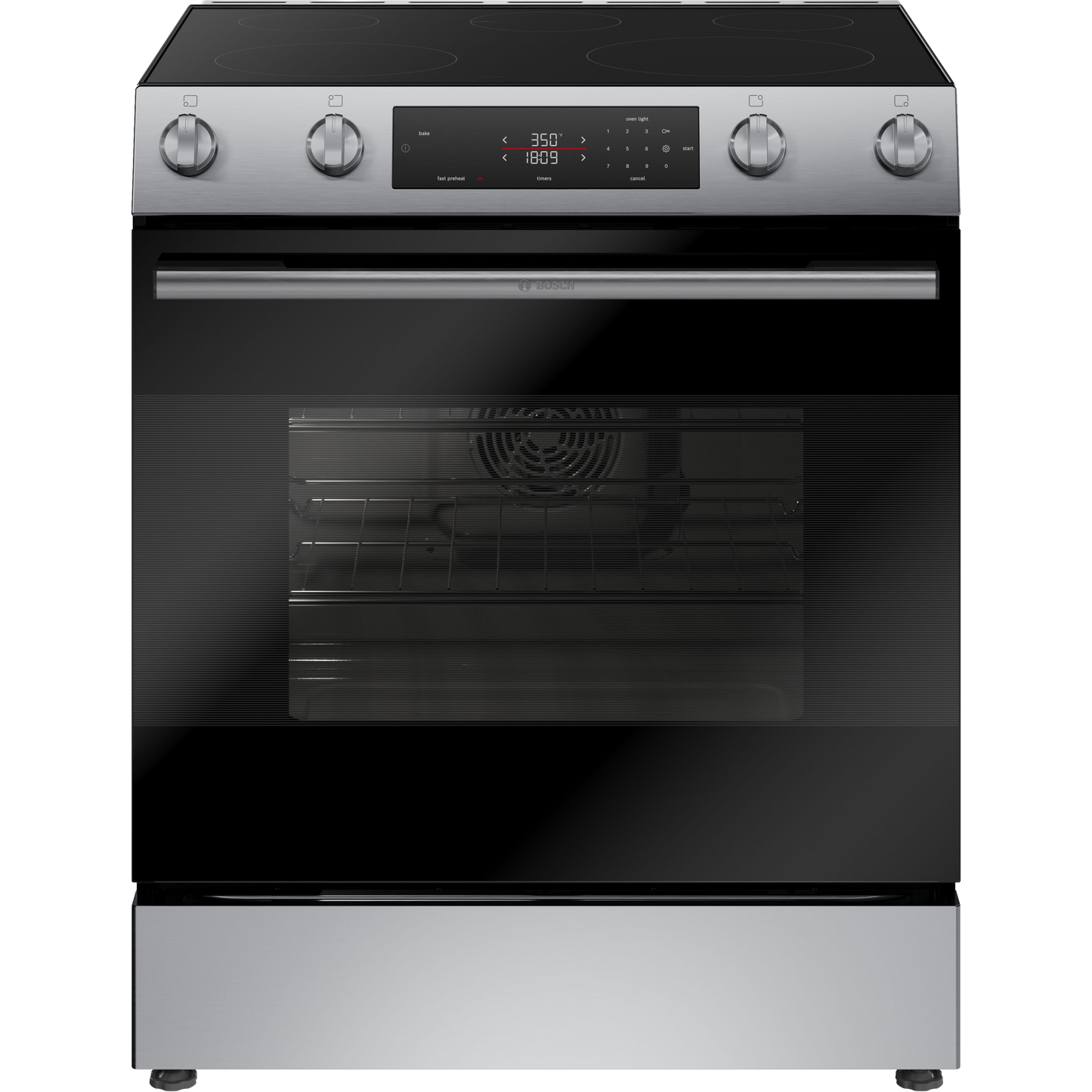 100 Series, Electric Freestanding Range, 30'', Stainless Steel
