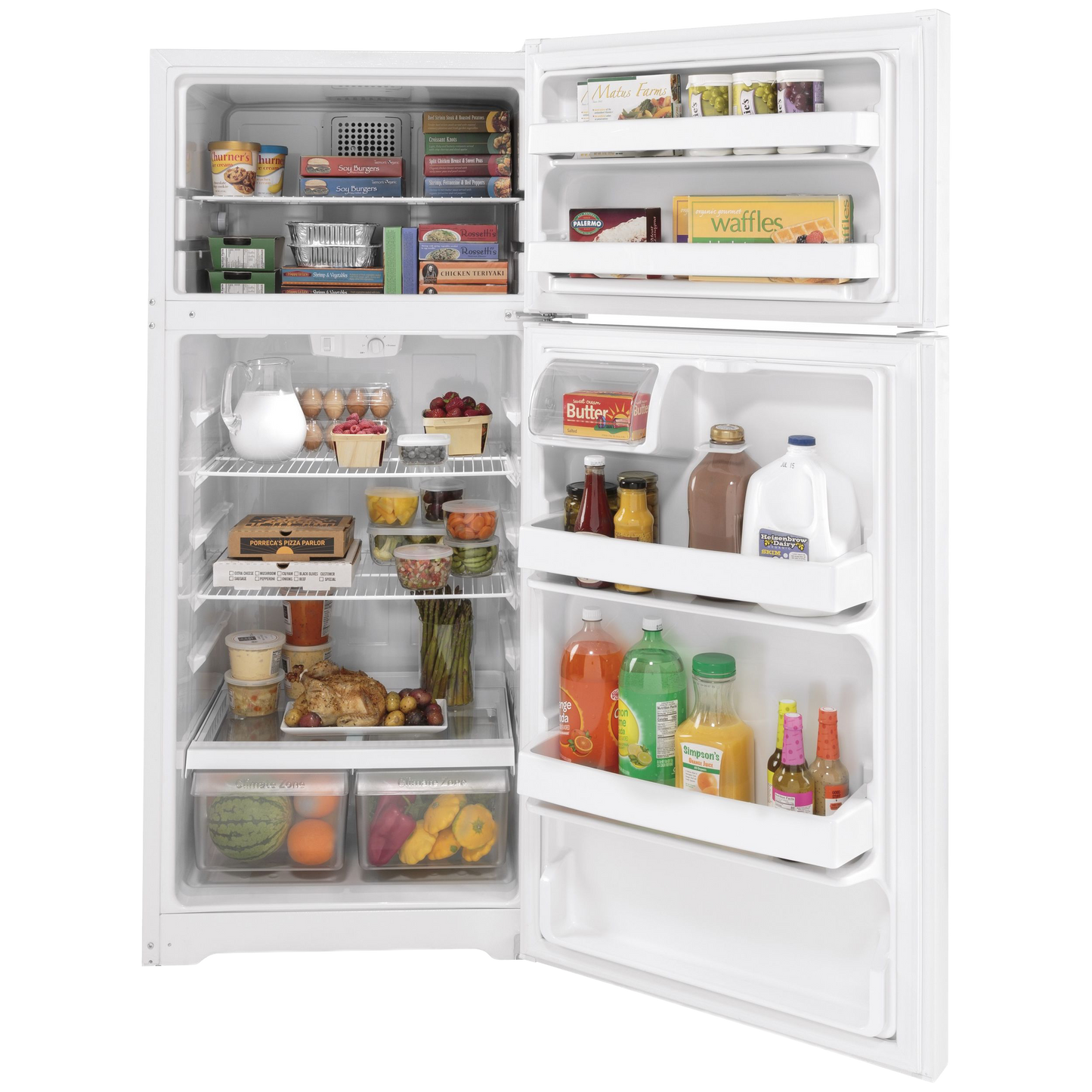 GE® 16.6 Cu. Ft. Top-Freezer Refrigerator