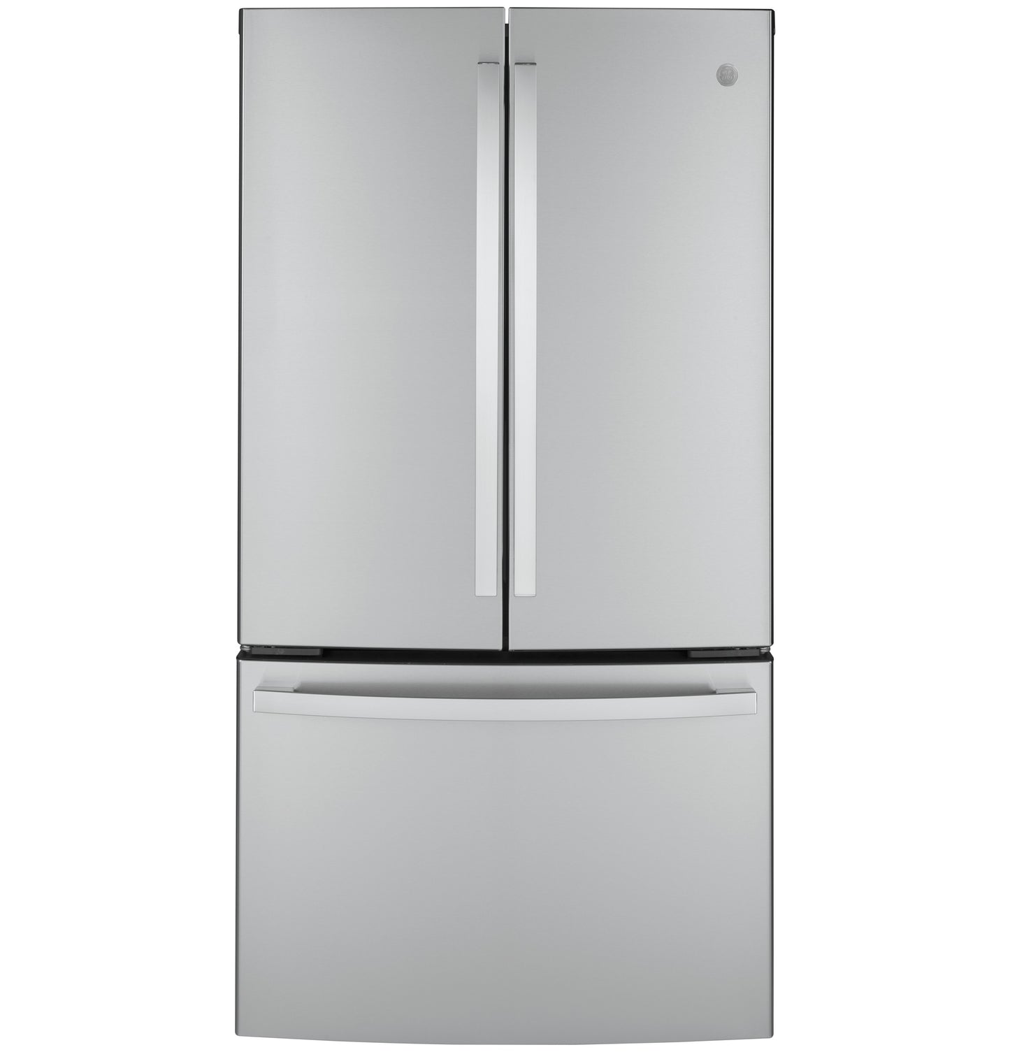 Stainless steel fingerprint-resistant French-door refrigerator with bottom freezer from Appliances and Kitchenware collection