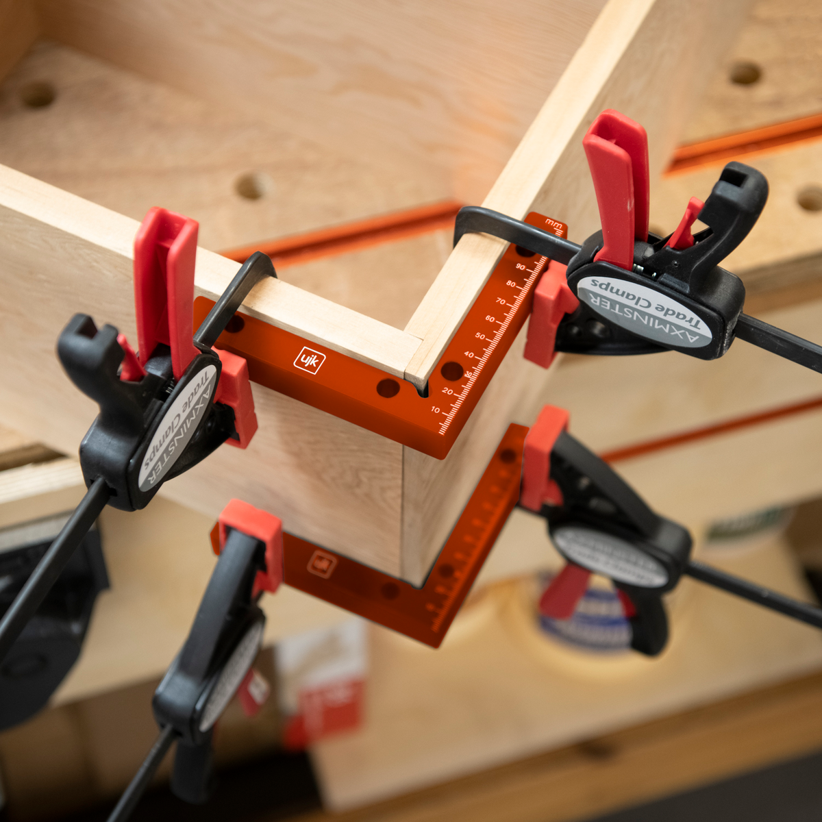 UJK Assembly Square 100mm with Clamping Holes(2)
