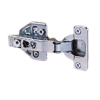 Metal soft-close cabinet hinge with full overlay design for furniture hardware and home improvement projects under $50
