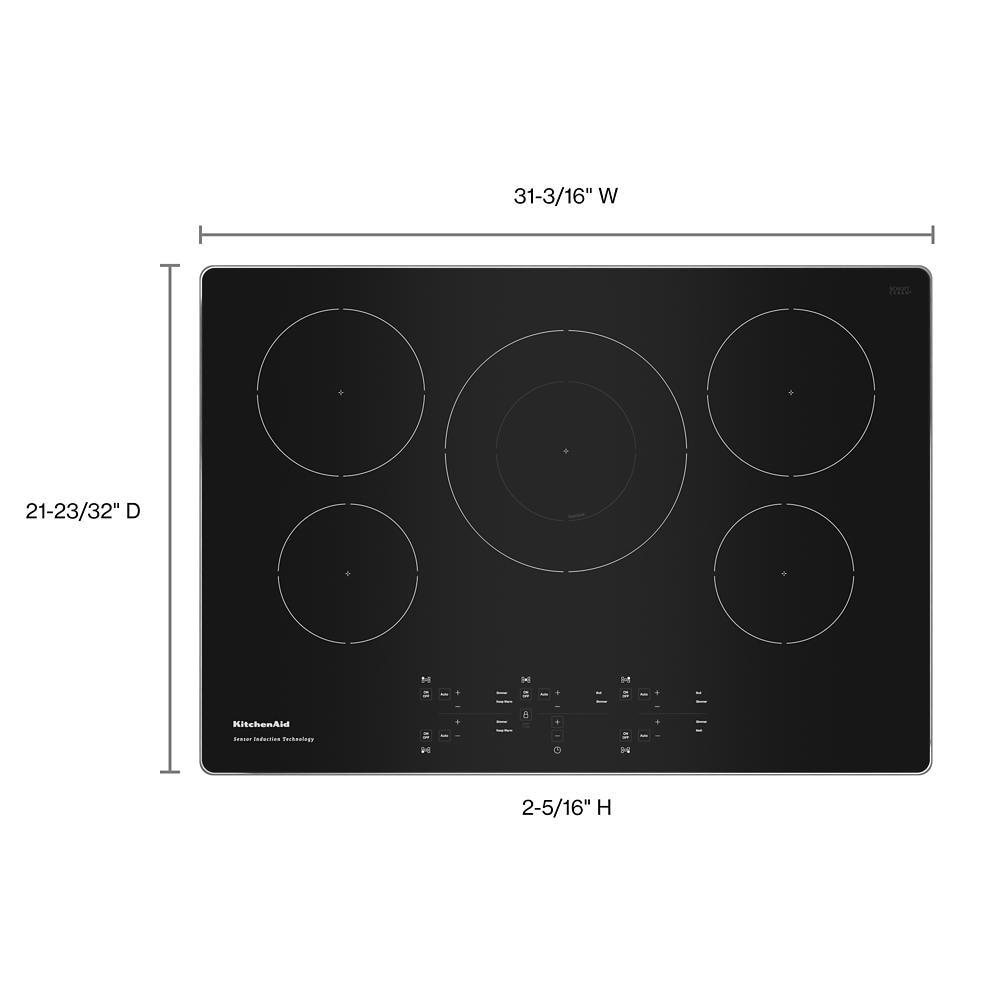 30-Inch 5-Element Sensor Induction Cooktop