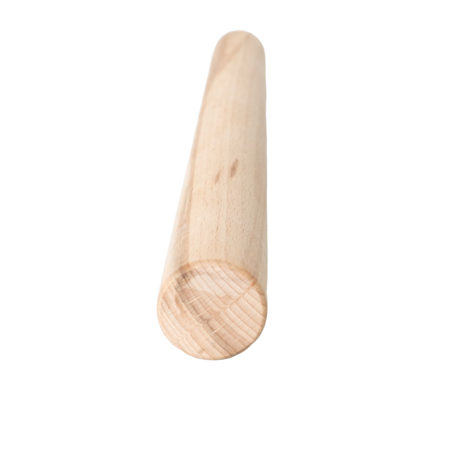Smooth light wooden dual-sided stomper tool for kitchenware use, ideal for jars and crocks, under $50 collections