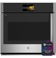 GE Profile™ 30" Smart Built-In Convection Single Wall Oven with Left-Hand Side-Swing Doors