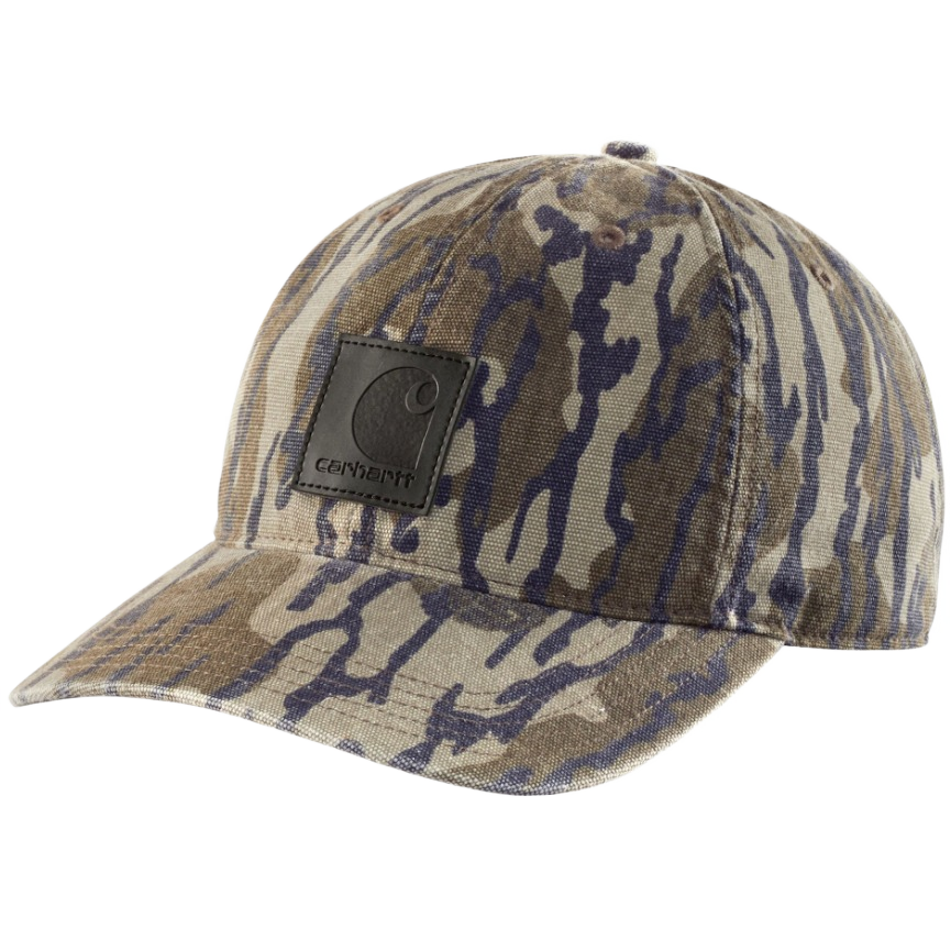 Carhartt Men's Mossy Oak Canvas Camo Cap – Durable & Stylish