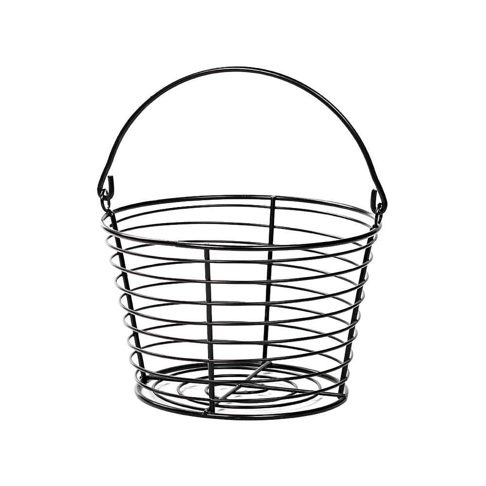 8-inch round wire small egg basket with handle for farm animal and storage organization use under $50.