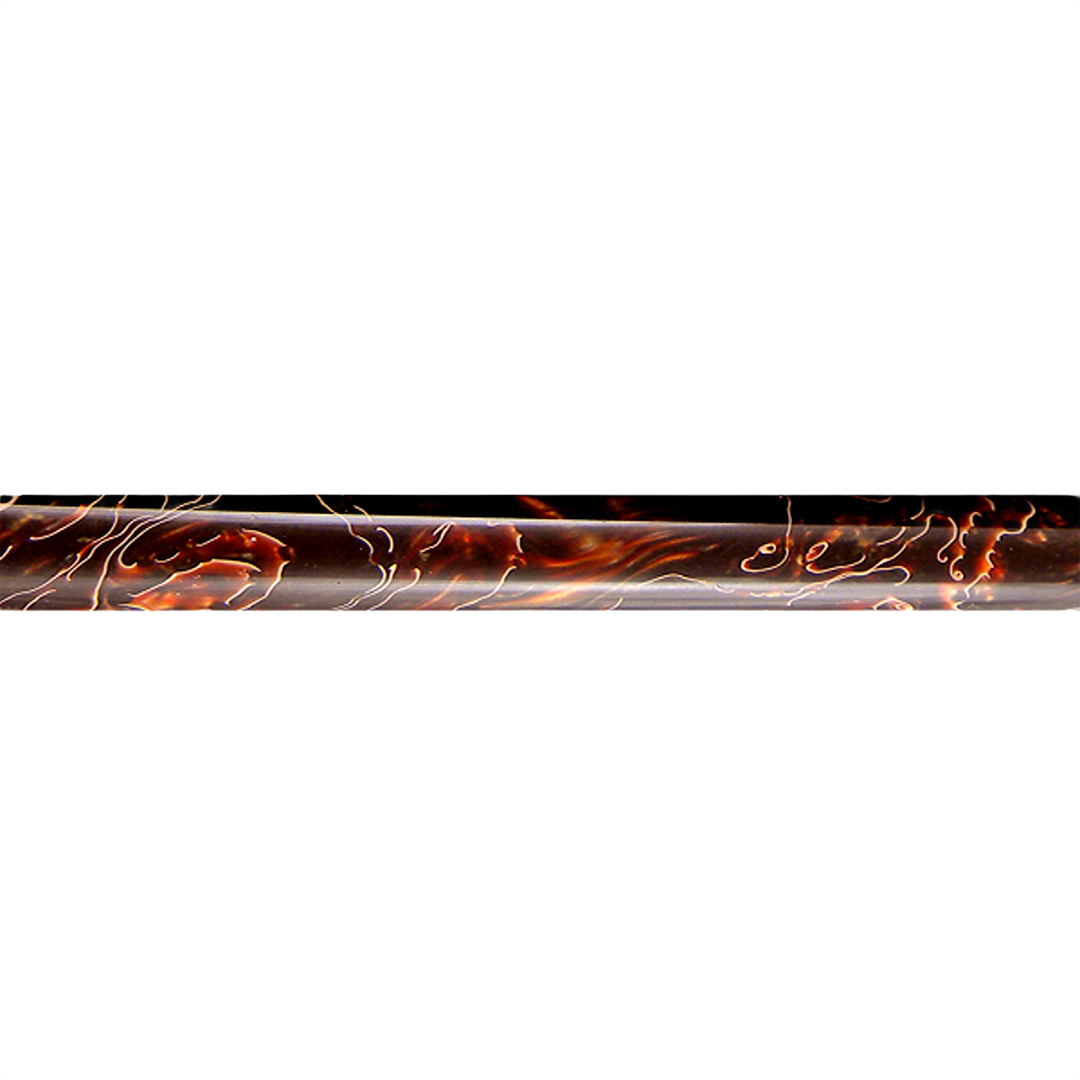 Burnt copper mesh acrylic pen blank with rich swirling pattern for woodworking tool accessories and craft projects under $50