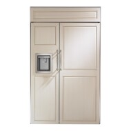 Monogram 48" Panel-Ready Built-In Side-by-Side Refrigerator with Dispenser