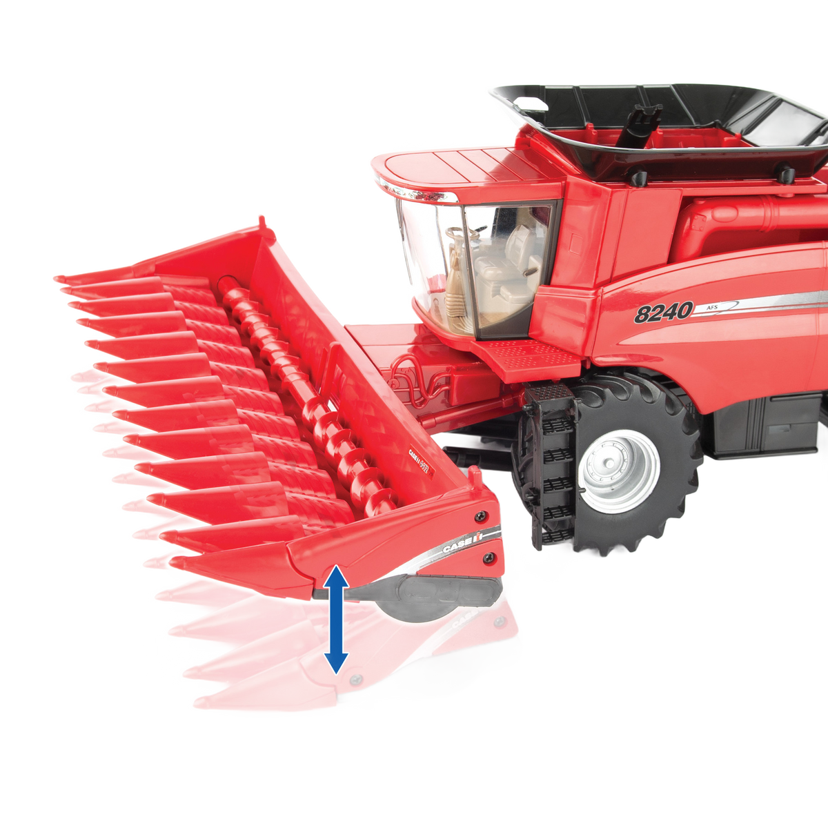 TOMY Case IH 1:32 Scale Farm Toy Harvesting Set with Tractor, Grain Cart and Combine